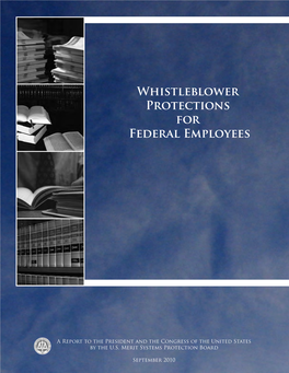 Whistleblower Protections for Federal Employees