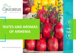Tastes and Aromas of Armenia
