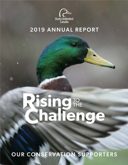 2019 Annual Report Our Conservation Supporters