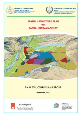 Spatial / Structure Plan for Sadda Kurram Agency Final Structure Plan Report