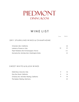 Piedmont Dining Room