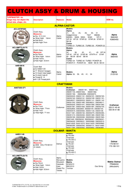 Clutch Assy & Drum & Housing