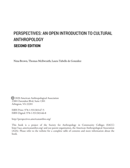 Culture and Sustainability: Environmental Anthropology in the Anthropocene