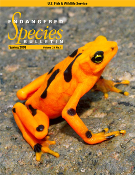 Endangered Species Bulletin Spring 2008 Spring 2008 Endangered Species Bulletin  in THIS ISSUE