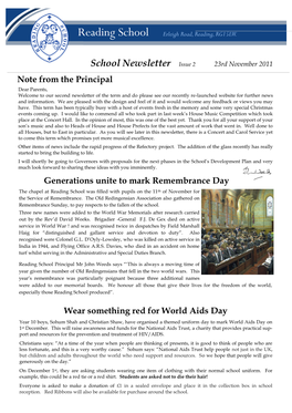 Newsletter November 2011