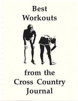 Best Workouts· .Cross Country Journal