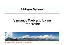 Semantic Web and Exam Preparation