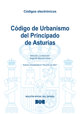 Código De Urbanismo Del Principado De Asturias