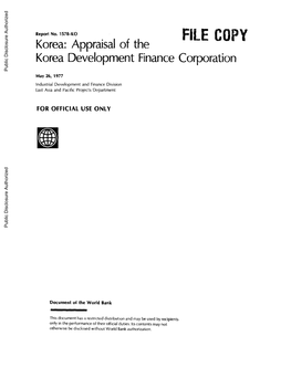 World Bank Document