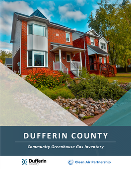 Dufferin County Greenhouse Gas Inventory