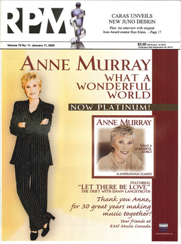 Anne M Urray What a Wonderful World Now Platinum!