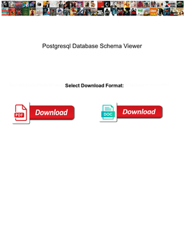 Postgresql Database Schema Viewer
