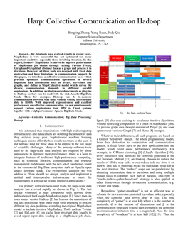 Collective Communication on Hadoop