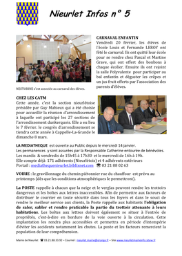 Nieurlet Infos N° 5