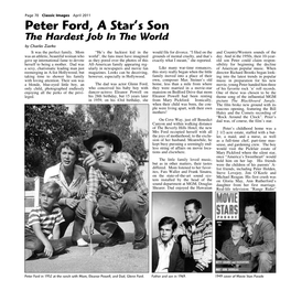 Peter Ford, a Star's
