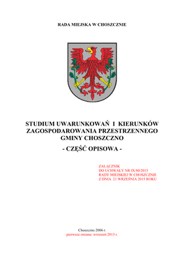 Studium Uwarunkowań I Kierunków Zagospodarowania Przestrzennego Miasta I Gminy- UWARUNKOWANIA EKOFIZJOGRAFICZNE Skala 1: 25 000