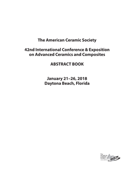 ICACC Abstracts Book