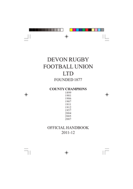 DRFU Handbook 2011-12 Cc.Pmd