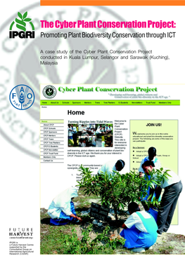 The Cyber Plant Conservation Project: Promoting Plant Biodiversity Conservation Through ICT