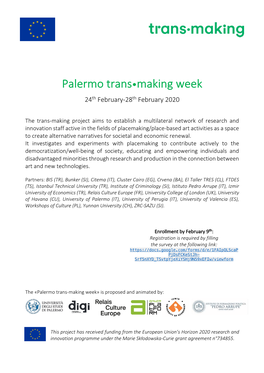 Last Reviewed Palermo Trans.Making Week 24 28 February