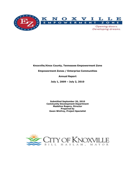Knoxville/Knox County, Tennessee Empowerment Zone Empowerment