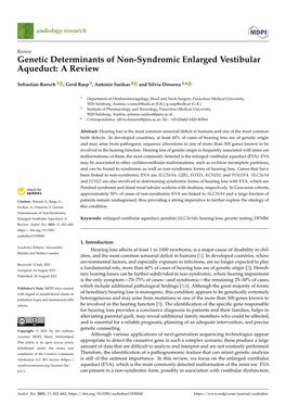 Genetic Determinants of Non-Syndromic Enlarged Vestibular Aqueduct: a Review