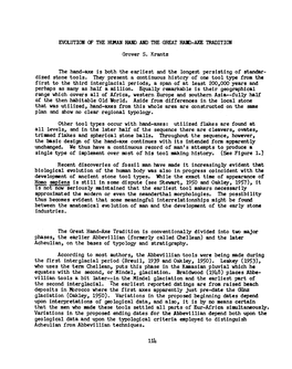 Glaciation (Oakley, 1950). Variations in the Proposed Beginning Dates