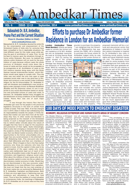 Ambedkar Times September, 2014 Layout 1