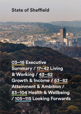 State of Sheffield 03–16 Executive Summary / 17–42 Living & Working