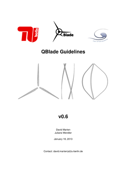 Qblade Guidelines V0.6