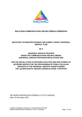 Malaysian Communications and Multimedia Commission