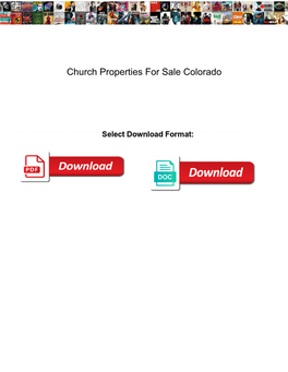 Church Properties for Sale Colorado