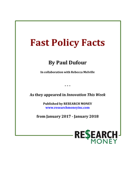Fast Policy Facts