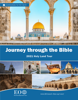 Journey Through the Bible 2021 Holy Land Tour
