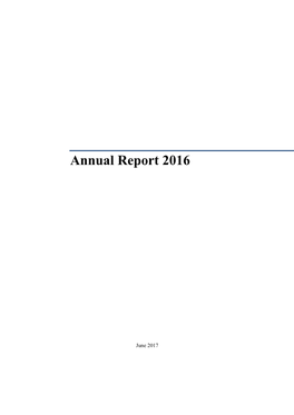 Annual Report 2016