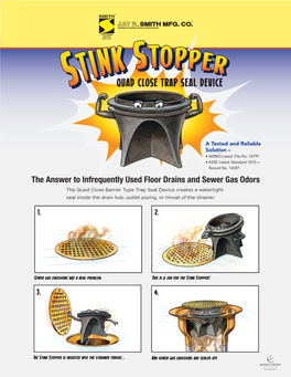 The Answer to Infrequently Used Floor Drains and Sewer Gas Odors