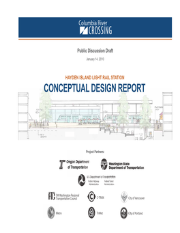 Hayden Island Light Rail Station Conceptual Design Report