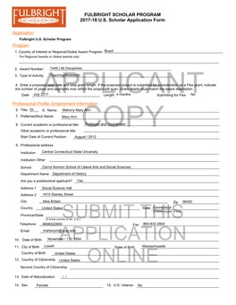 Submit This Application Online