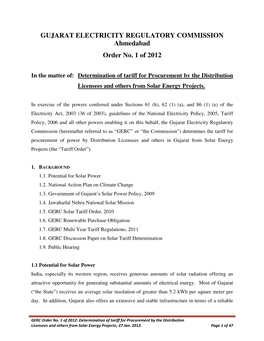 Gujrat-Solar-Tariff-Order-Of-2012.Pdf