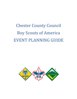 Chester County Council Event Planning Guide