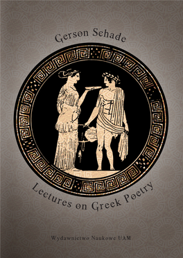 Lectures on Greek Poetry