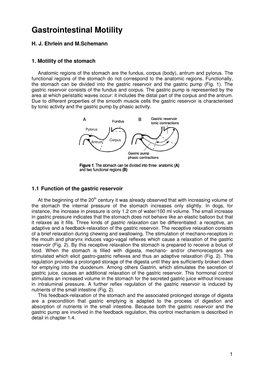 Gastrointestinal Motility