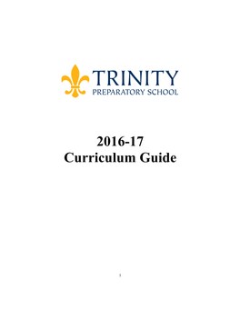 2016-17 Curriculum Guide