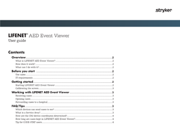 LIFENET® AED Event Viewer