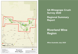 Riverland Wine Region