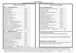 The Henley College Coach Transport from Buckinghamshire for Academic Year 2016-17