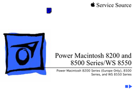 Power Macintosh 8200 and 8500 Series/WS 8550