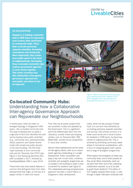 Co-Located Community Hubs: Understanding How a Collaborative Inter-Agency Governance Approach Can Rejuvenate Our Neighbourhoods