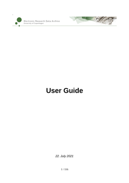 ERDA User Guide