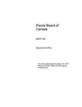 Parole Board of Canada